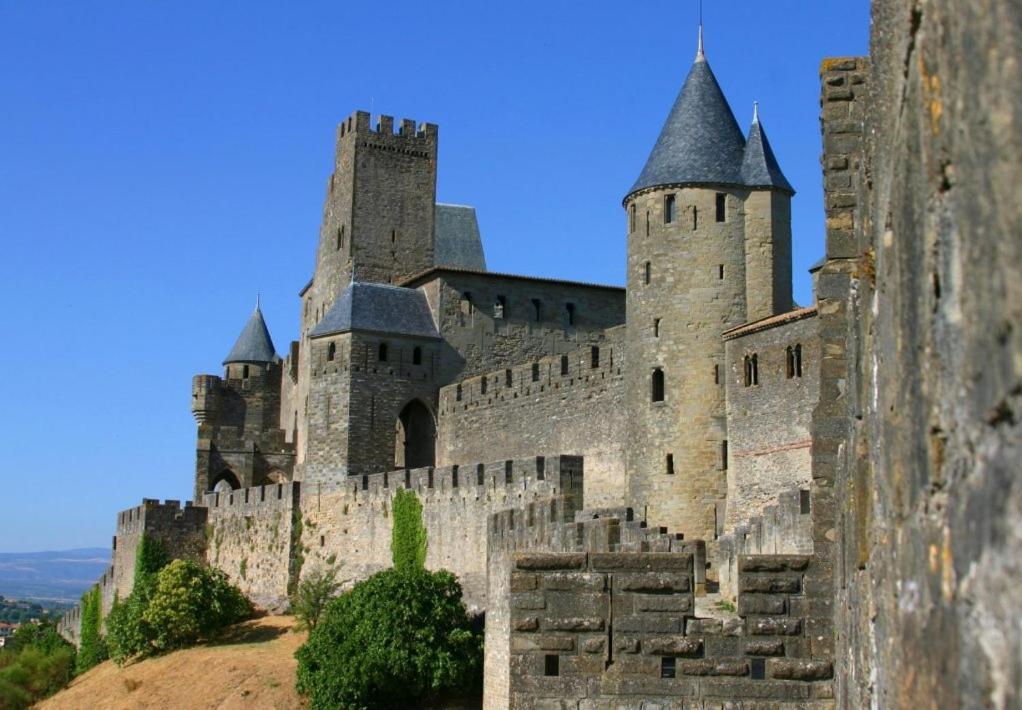 Tout Confort ! Calme, Climatisation, Parking Gratuit, Grande Terrasse, Ascenseur, Wifi Carcassonne Exteriör bild