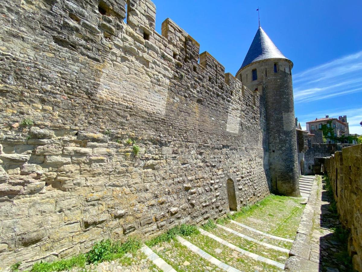 Tout Confort ! Calme, Climatisation, Parking Gratuit, Grande Terrasse, Ascenseur, Wifi Carcassonne Exteriör bild
